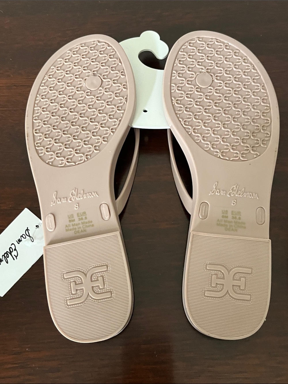 NWT Sam Edelman Dean Rosedust Jelly Sandal - Picture 3 of 4